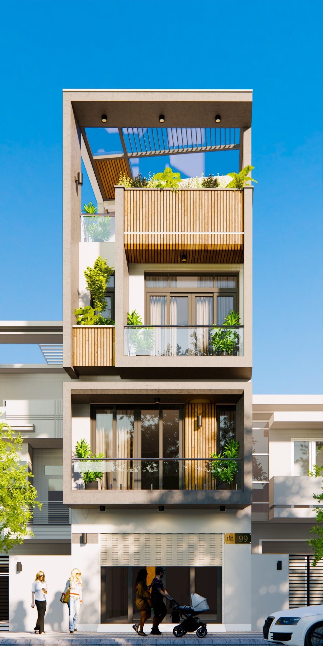 THIẾT KẾ NHÀ PHỐ – NP415